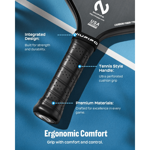 Glide - Niupipo T700 Carbon Fibre Professional Pickleball Paddle - Image 3