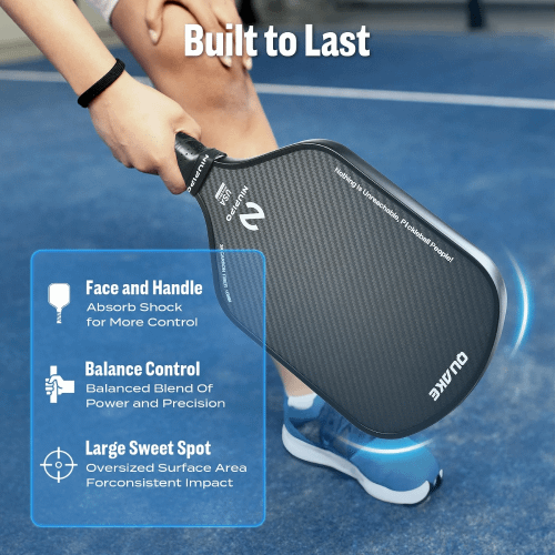 Quake - Niupipo 3K Carbon Fibre Professional Pickleball Paddle